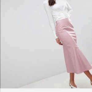 ASOS faux leather skirt
